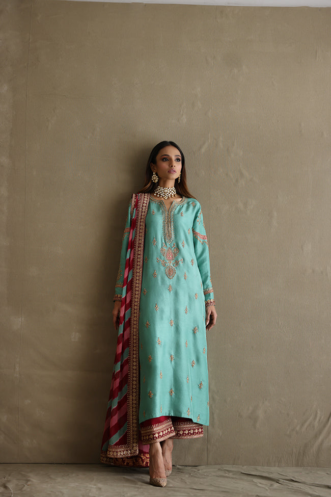 Mina Hasan | Luxury Pret | MHLP-1246 by Mina Hasan - Designer Dress - Type: Ladies Clothes - Available at Libayah - 100% Original
