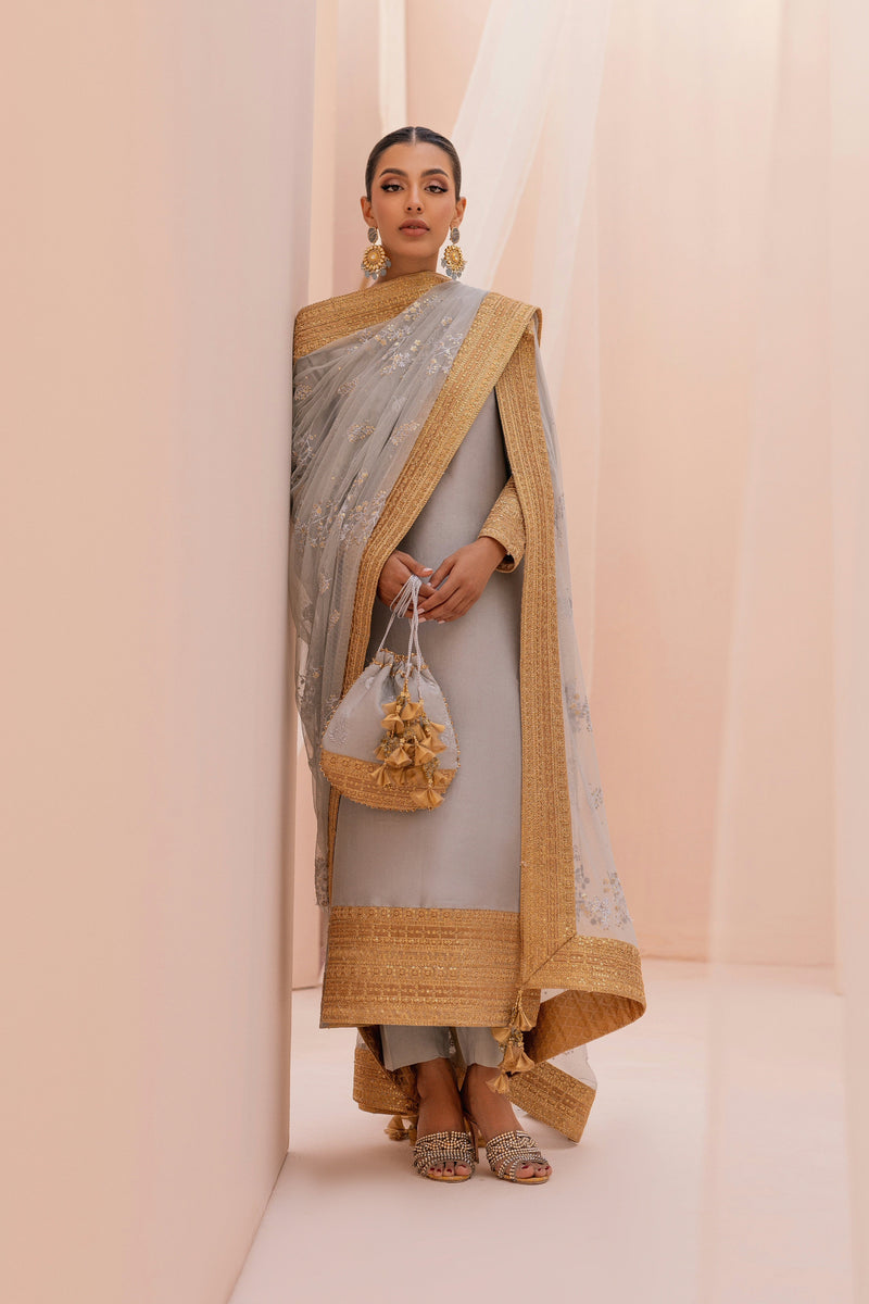 Mina Hasan | Luxury Pret | MHLP-1283 by Mina Hasan - Designer Dress - Type: Ladies Clothes - Available at Libayah - 100% Original