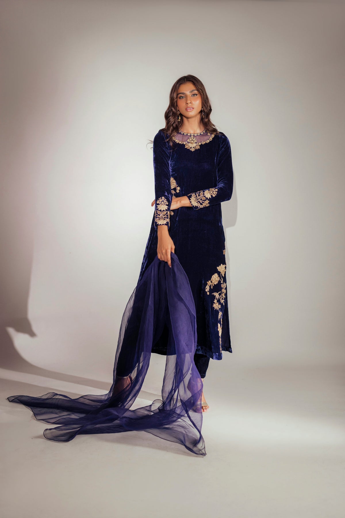 Mina Hasan | Luxury Pret | MHLP-1281 by Mina Hasan - Designer Dress - Type: Ladies Clothes - Available at Libayah - 100% Original