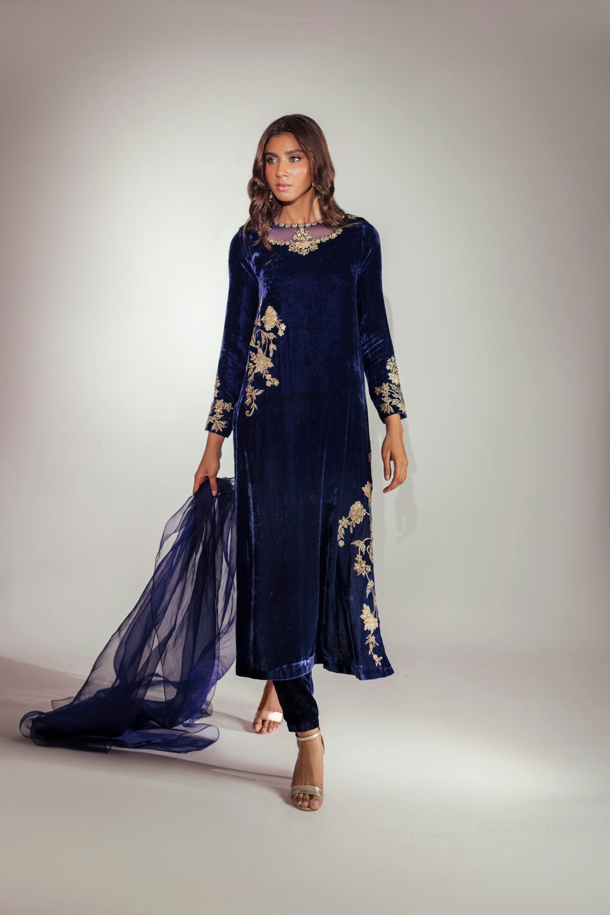 Mina Hasan | Luxury Pret | MHLP-1281 by Mina Hasan - Designer Dress - Type: Ladies Clothes - Available at Libayah - 100% Original