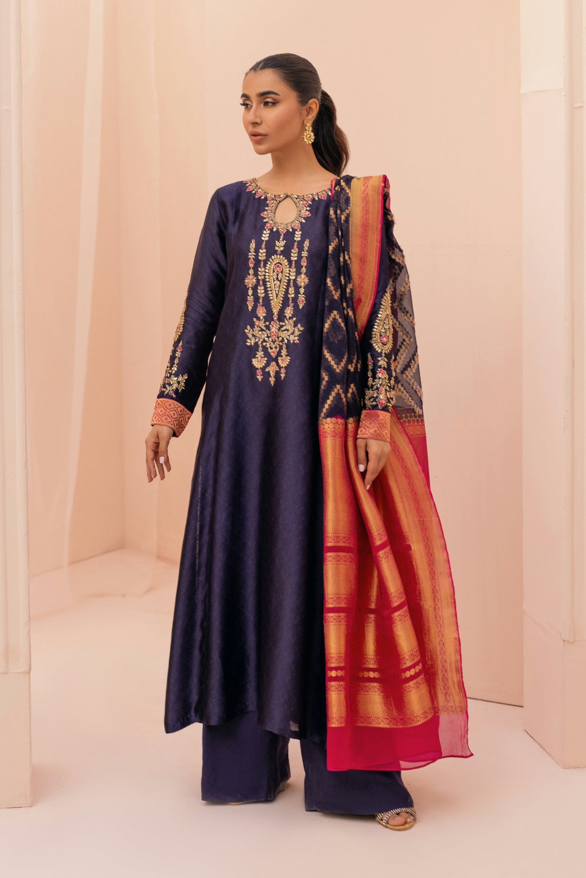 Mina Hasan | Luxury Pret | MHLP-1284 by Mina Hasan - Designer Dress - Type: Ladies Clothes - Available at Libayah - 100% Original