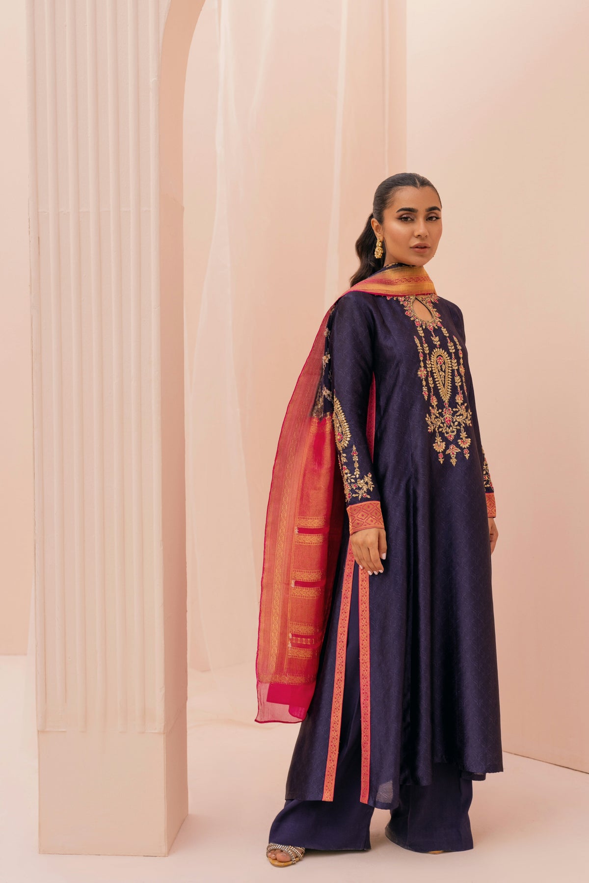 Mina Hasan | Luxury Pret | MHLP-1284 by Mina Hasan - Designer Dress - Type: Ladies Clothes - Available at Libayah - 100% Original