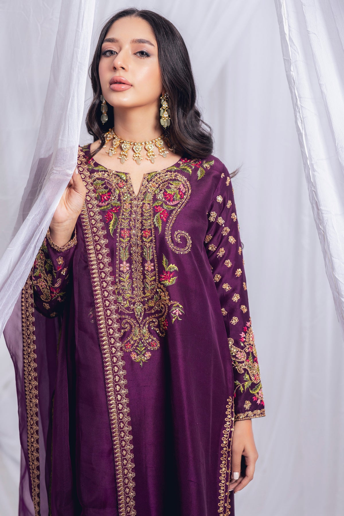 Mina Hasan | Luxury Pret | MHLP-1236 by Mina Hasan - Designer Dress - Type: Ladies Clothes - Available at Libayah - 100% Original