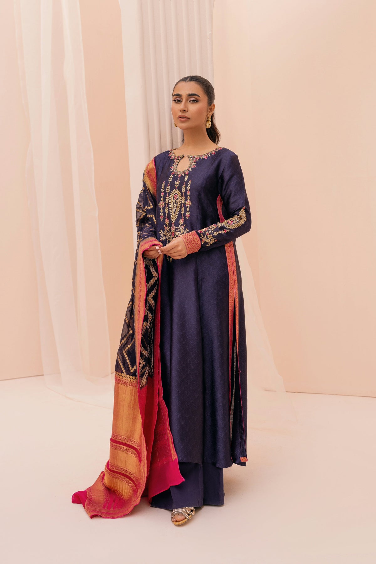 Mina Hasan | Luxury Pret | MHLP-1284 by Mina Hasan - Designer Dress - Type: Ladies Clothes - Available at Libayah - 100% Original