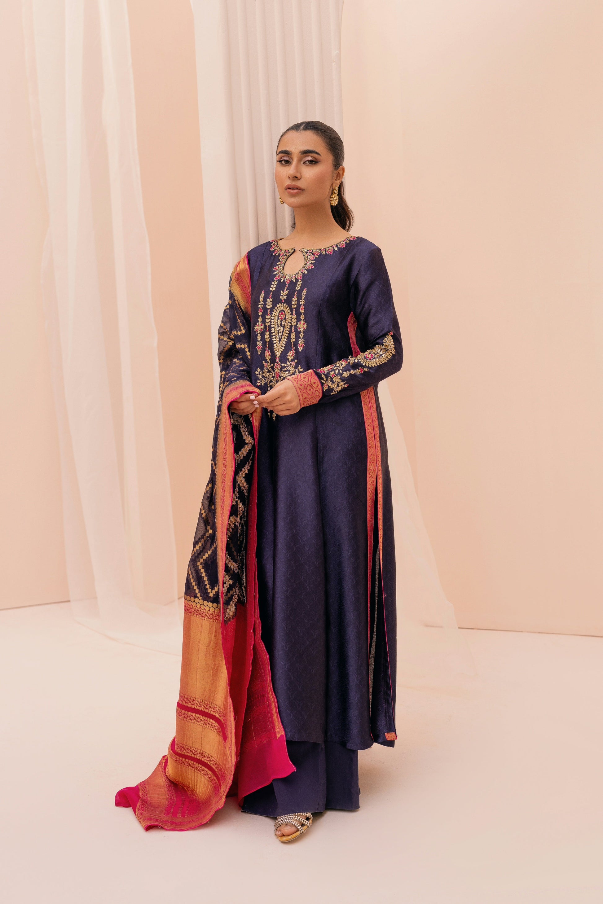 Mina Hasan | Luxury Pret | MHLP-1284 by Mina Hasan - Designer Dress - Type: Ladies Clothes - Available at Libayah - 100% Original