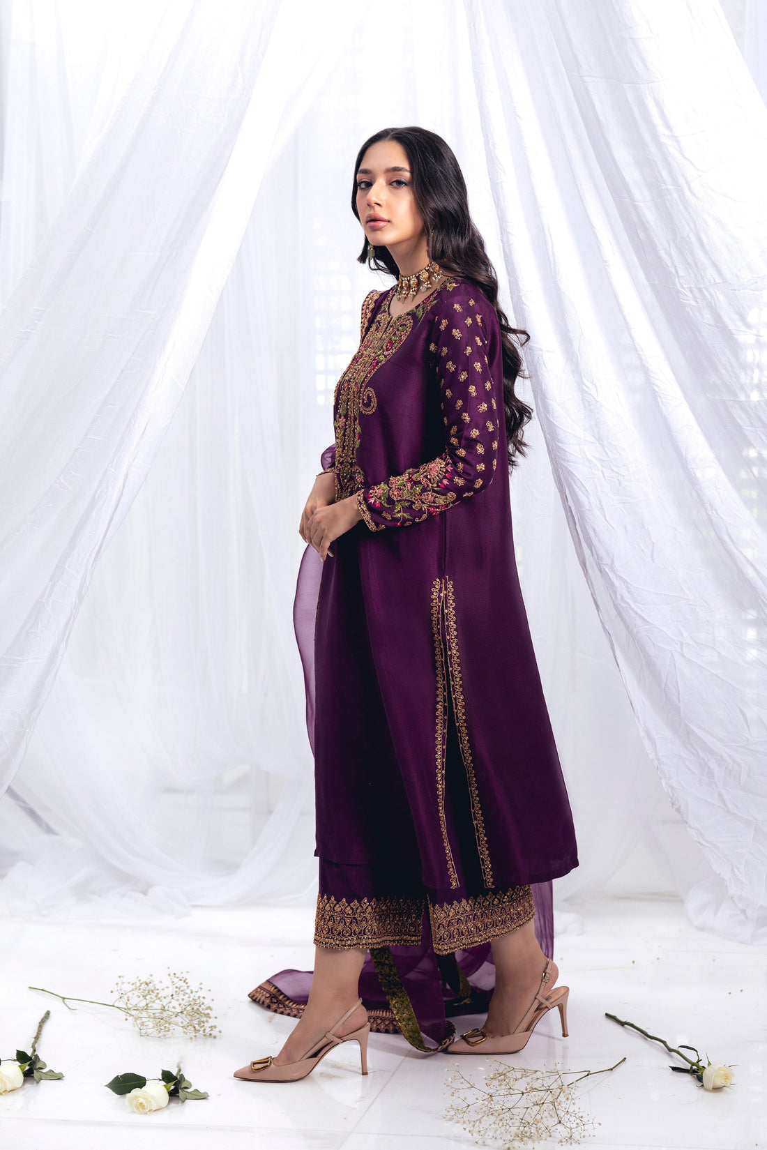 Mina Hasan | Luxury Pret | MHLP-1236 by Mina Hasan - Designer Dress - Type: Ladies Clothes - Available at Libayah - 100% Original