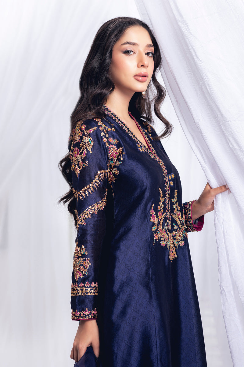 Mina Hasan | Luxury Pret | MHLP-1235 by Mina Hasan - Designer Dress - Type: Ladies Clothes - Available at Libayah - 100% Original