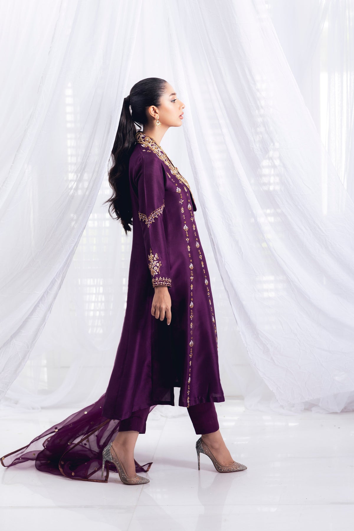 Mina Hasan | Luxury Pret | MHLP-1234 by Mina Hasan - Designer Dress - Type: Ladies Clothes - Available at Libayah - 100% Original