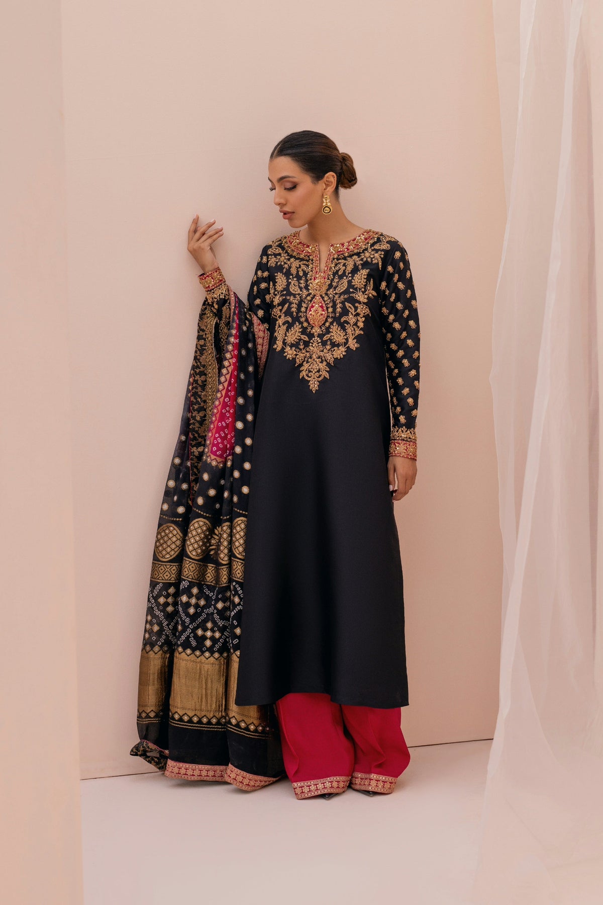 Mina Hasan | Luxury Pret | MHLP-1282 by Mina Hasan - Designer Dress - Type: Ladies Clothes - Available at Libayah - 100% Original