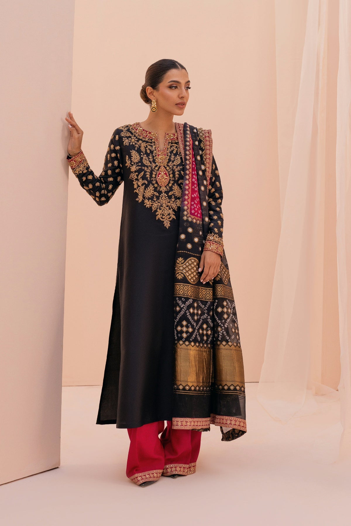 Mina Hasan | Luxury Pret | MHLP-1282 by Mina Hasan - Designer Dress - Type: Ladies Clothes - Available at Libayah - 100% Original