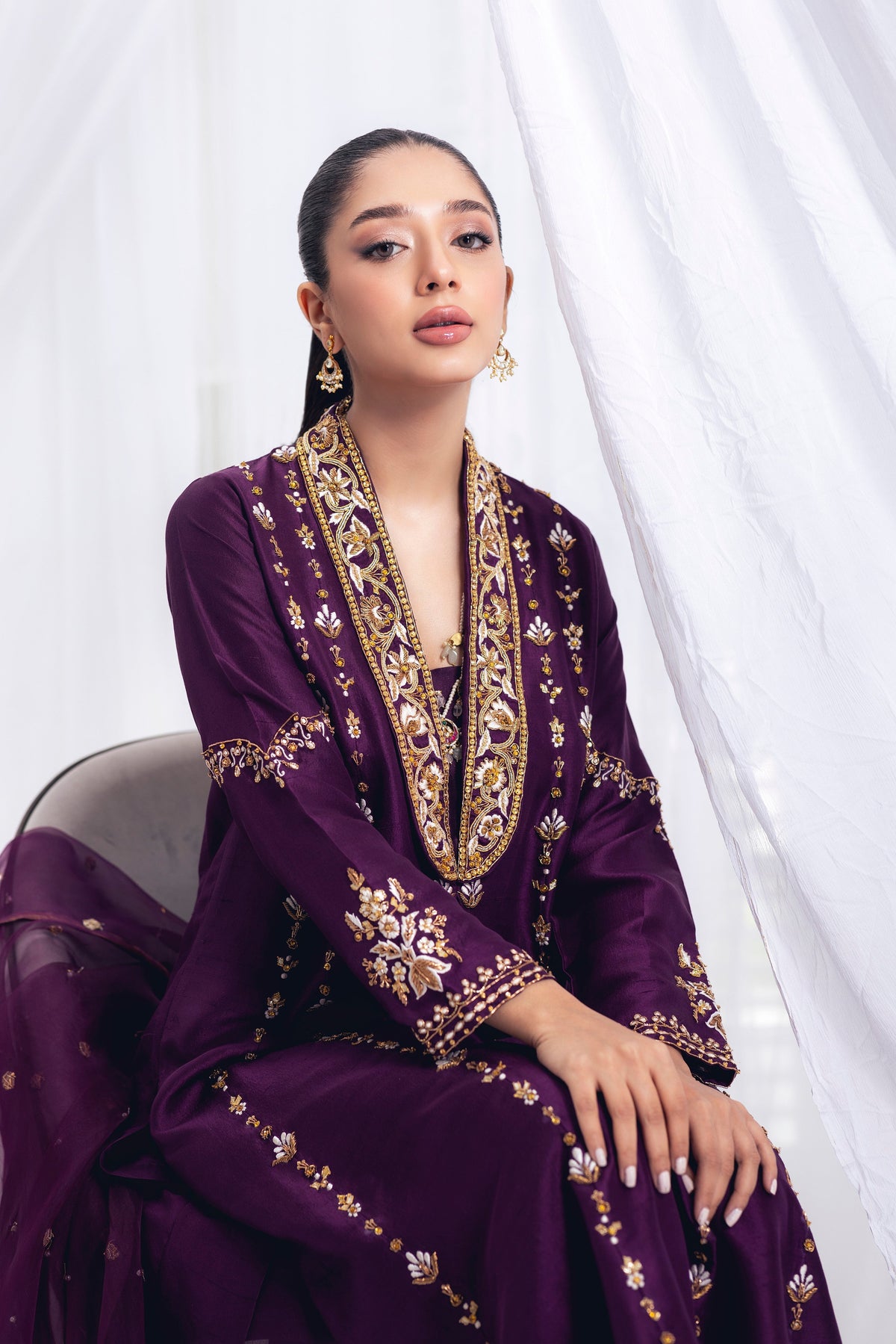 Mina Hasan | Luxury Pret | MHLP-1234 by Mina Hasan - Designer Dress - Type: Ladies Clothes - Available at Libayah - 100% Original