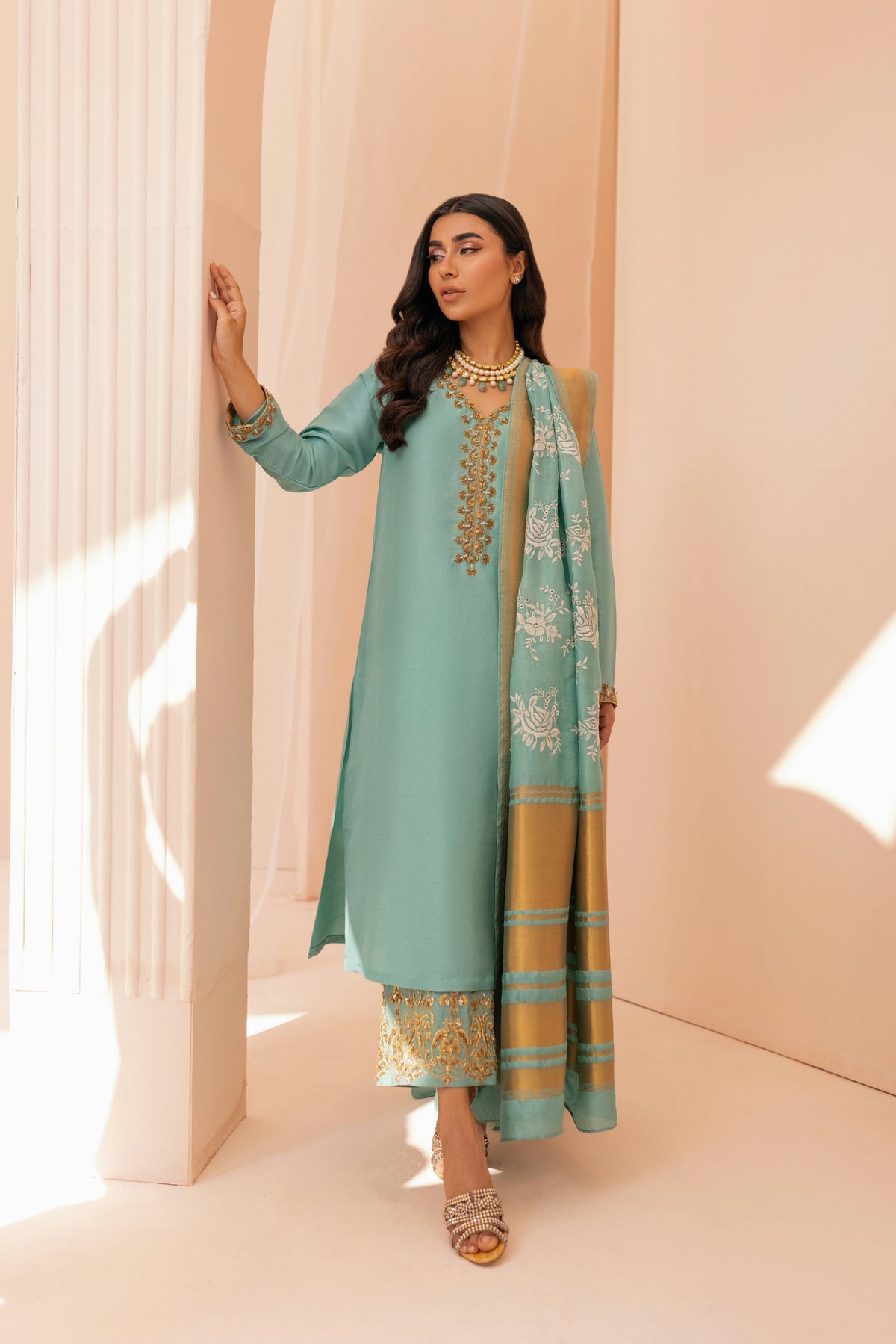 Mina Hasan | Luxury Pret | MHLP-1285 by Mina Hasan - Designer Dress - Type: Ladies Clothes - Available at Libayah - 100% Original