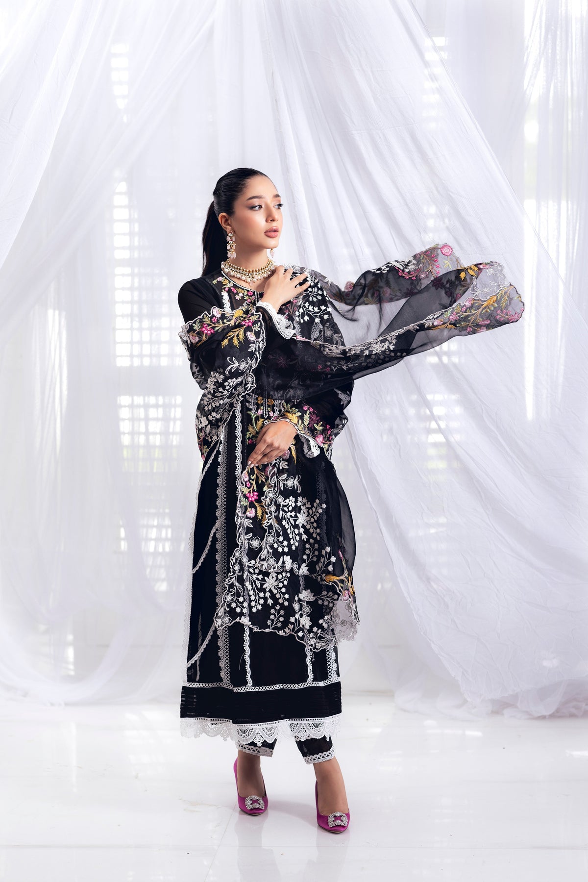 Mina Hasan | Luxury Pret | MHLP-1237 by Mina Hasan - Designer Dress - Type: Ladies Clothes - Available at Libayah - 100% Original