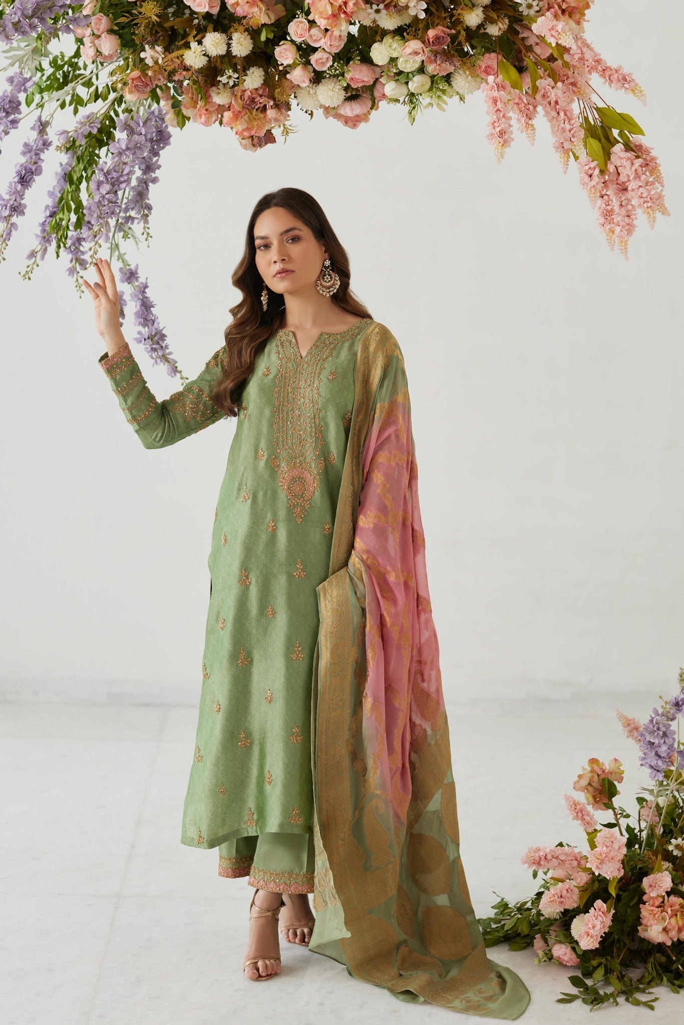 Mina Hasan | Luxury Pret | MHLP-1302 by Mina Hasan - Designer Dress - Type: Ladies Clothes - Available at Libayah - 100% Original