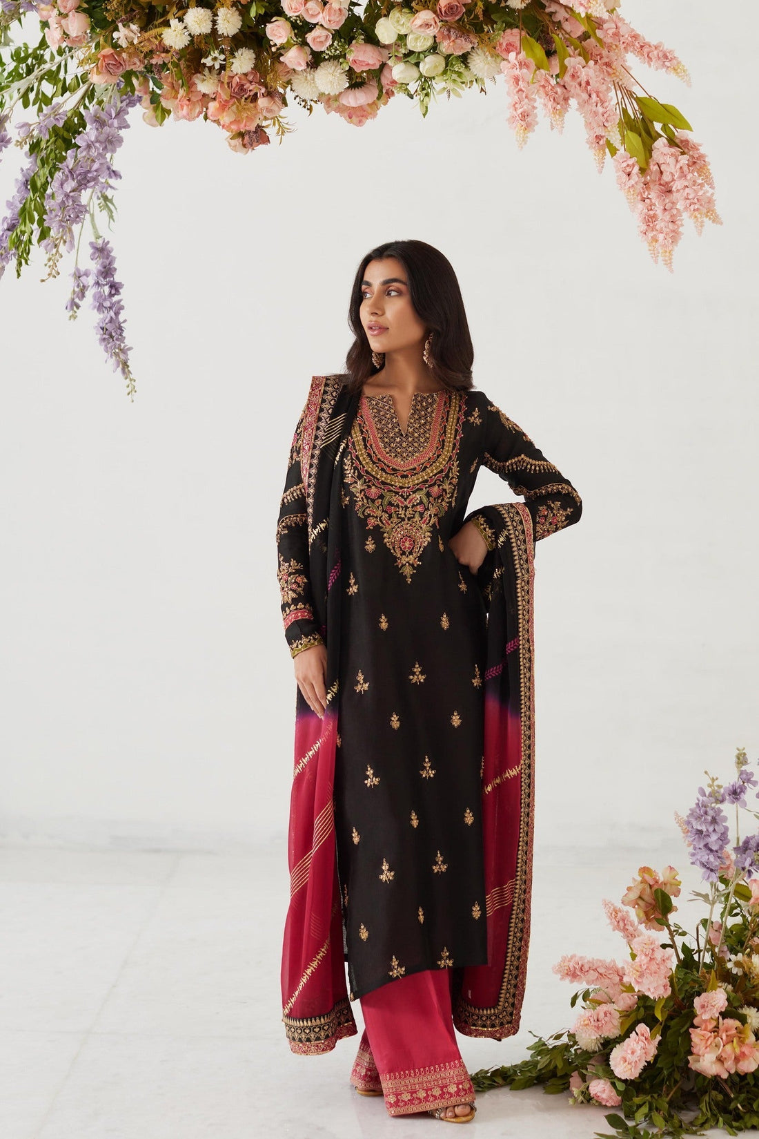 Mina Hasan | Luxury Pret | MHLP-1299 by Mina Hasan - Designer Dress - Type: Ladies Clothes - Available at Libayah - 100% Original