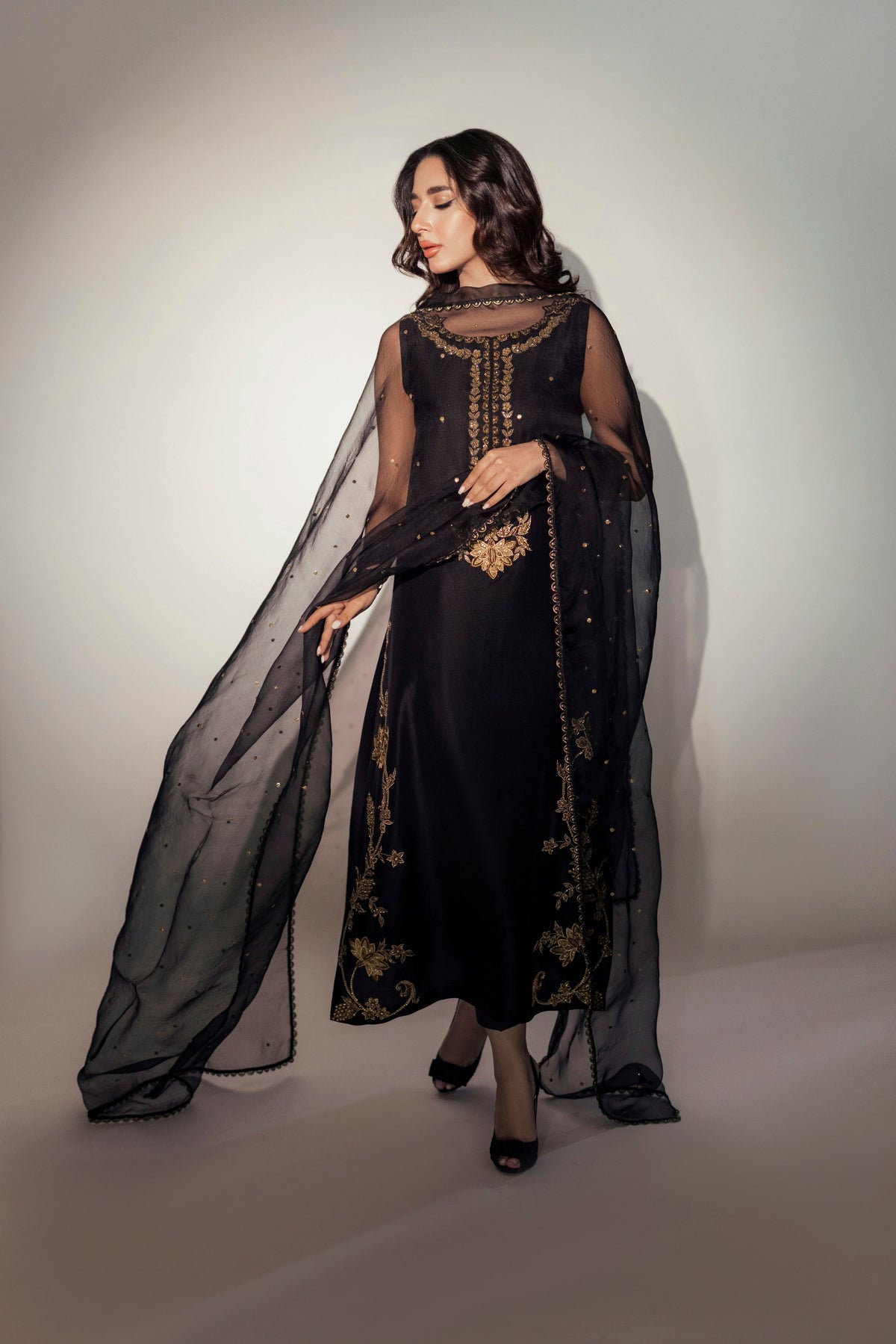 Mina Hasan | Luxury Pret | MHLP-1267 by Mina Hasan - Designer Dress - Type: Ladies Clothes - Available at Libayah - 100% Original