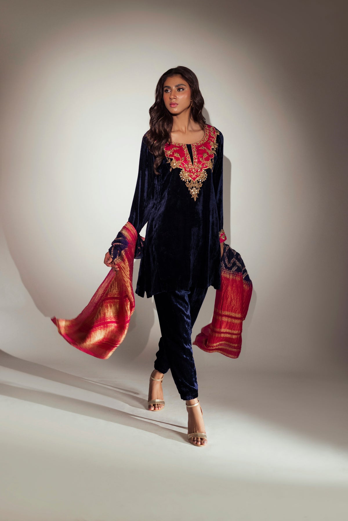 Mina Hasan | Luxury Pret | MHLP-1268 by Mina Hasan - Designer Dress - Type: Ladies Clothes - Available at Libayah - 100% Original