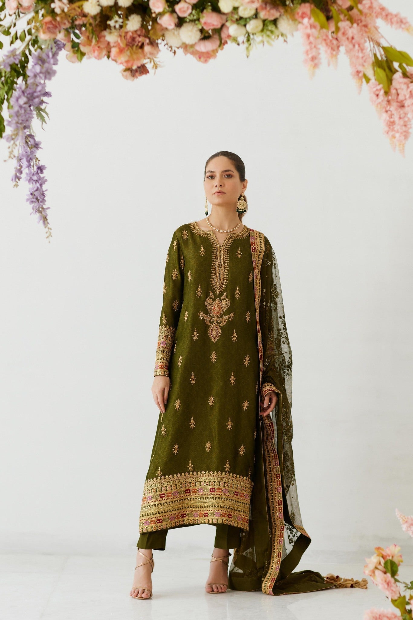 Mina Hasan | Luxury Pret | MHLP-1298 by Mina Hasan - Designer Dress - Type: Ladies Clothes - Available at Libayah - 100% Original