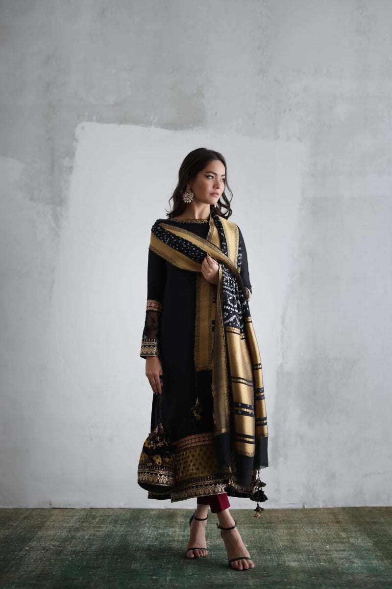 Mina Hasan | Luxury Pret | MHLP-1259 by Mina Hasan - Designer Dress - Type: Ladies Clothes - Available at Libayah - 100% Original