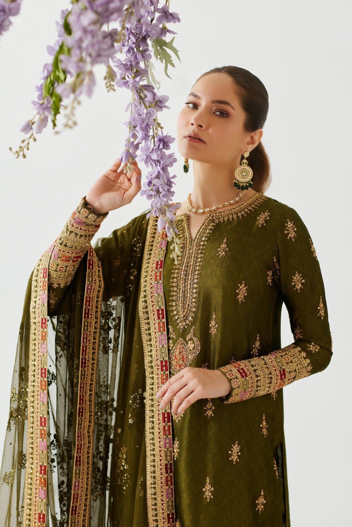 Mina Hasan | Luxury Pret | MHLP-1298 by Mina Hasan - Designer Dress - Type: Ladies Clothes - Available at Libayah - 100% Original