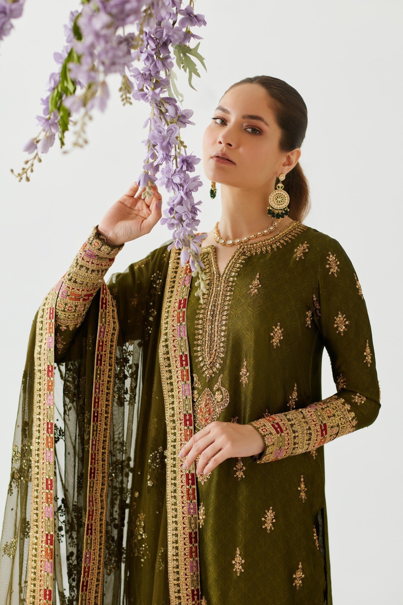 Mina Hasan | Luxury Pret | MHLP-1298 by Mina Hasan - Designer Dress - Type: Ladies Clothes - Available at Libayah - 100% Original