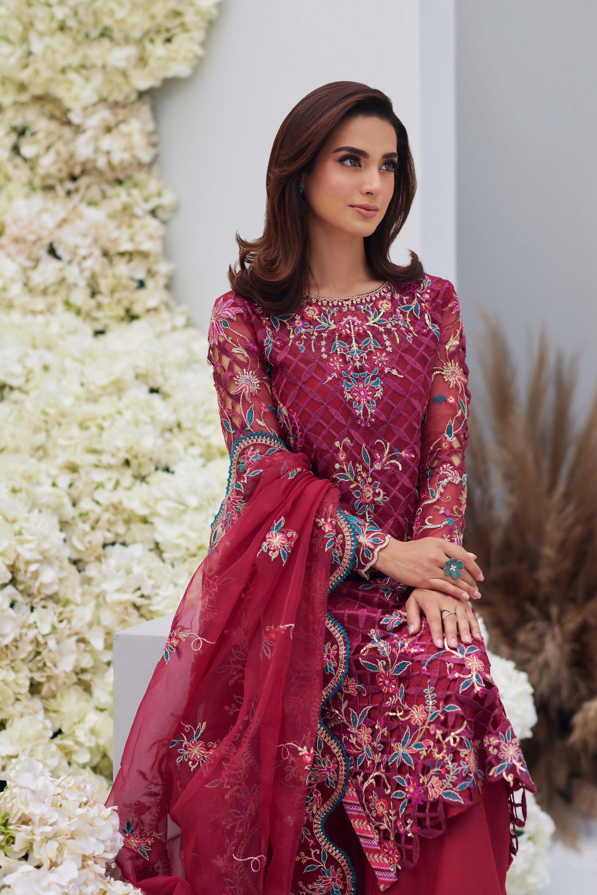 Mina Hasan | Luxury Pret | Heer by Mina Hasan - Designer Dress - Type: Ladies Clothes - Available at Libayah - 100% Original