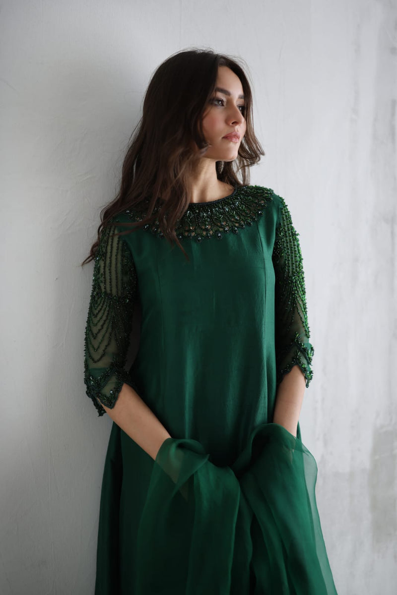 Mina Hasan | Luxury Pret | MHLP-1257 by Mina Hasan - Designer Dress - Type: Ladies Clothes - Available at Libayah - 100% Original