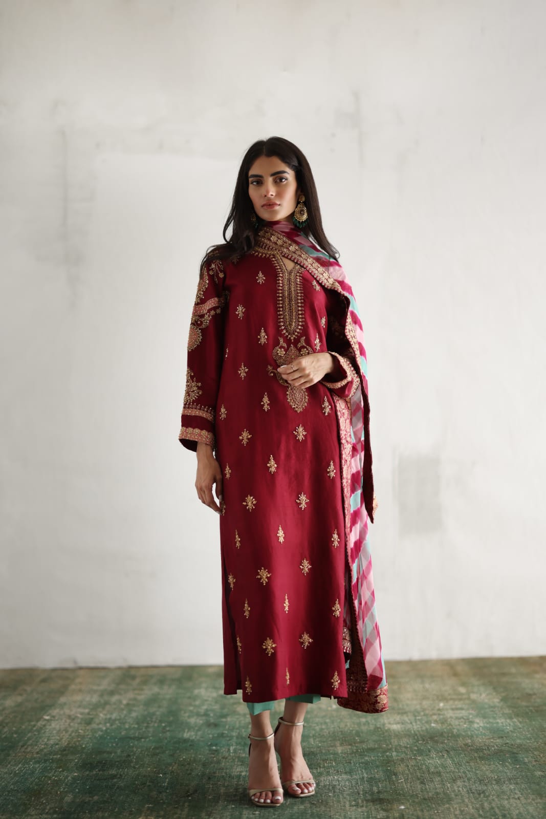 Mina Hasan | Luxury Pret | MHLP-1255 by Mina Hasan - Designer Dress - Type: Ladies Clothes - Available at Libayah - 100% Original