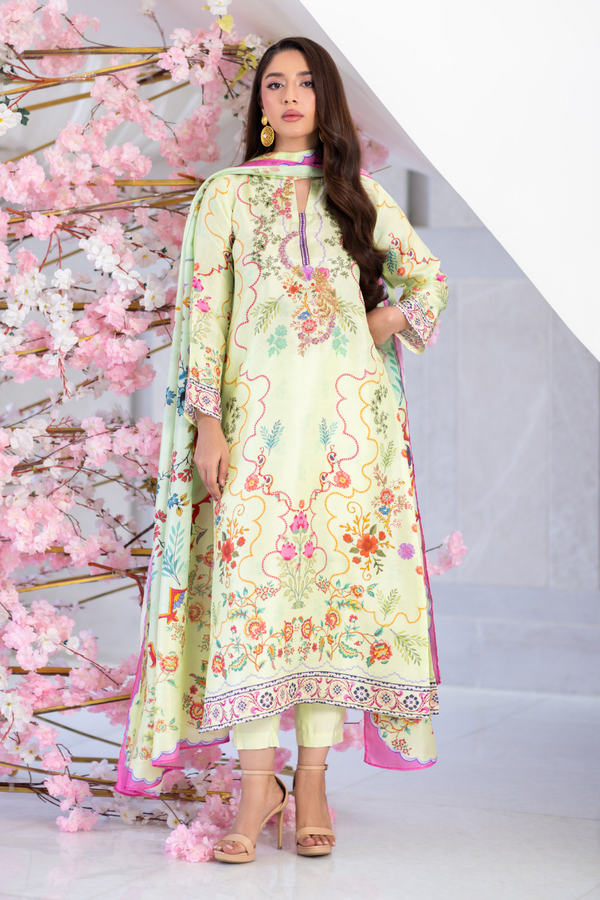 Mina Hasan | Signature Pret | Cora Flora - by Libayah - Registered Vendor of : Mina Hasan - 100% Original Designer Dress