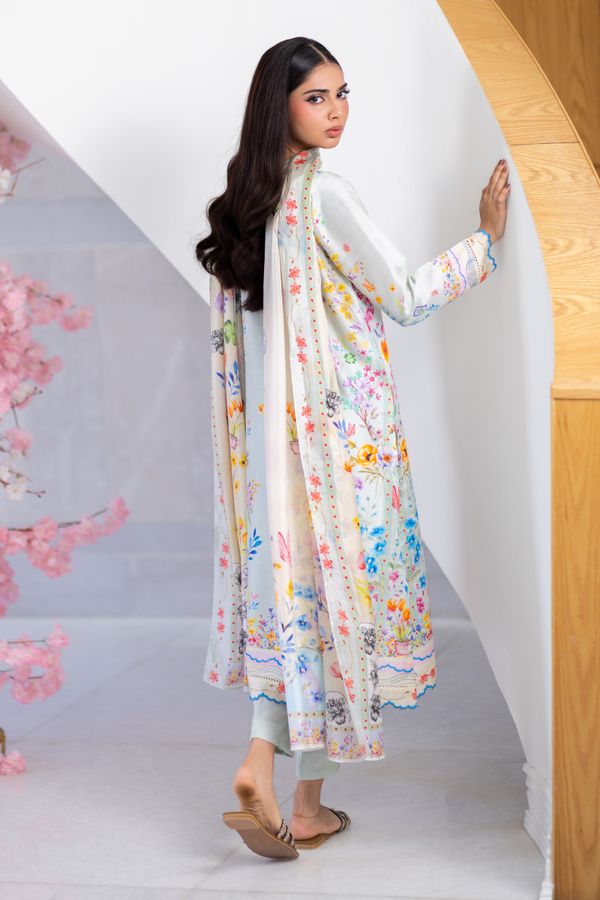 Mina Hasan | Signature Pret | Blue Lush - by Libayah - Registered Vendor of : Mina Hasan - 100% Original Designer Dress
