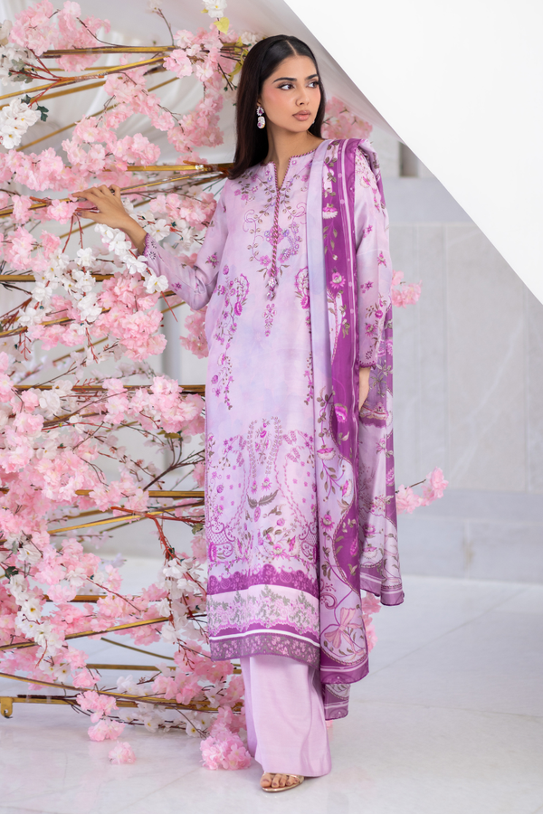 Mina Hasan | Signature Pret | Soft Mauve - by Libayah - Registered Vendor of : Mina Hasan - 100% Original Designer Dress