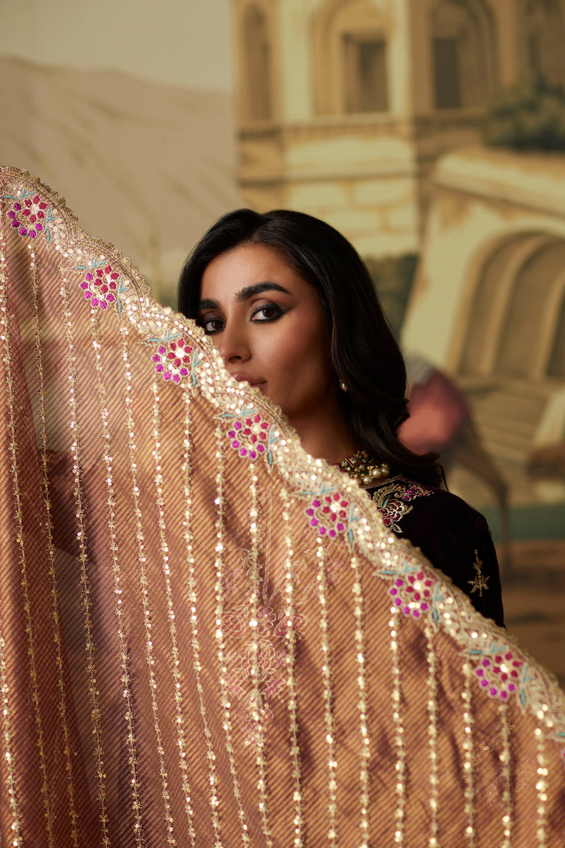 Mina Hassan | Velvet Luxe |  Ayesha by Mina Hassan - Designer Dress - Type: Ladies Clothes - Available at Libayah - 100% Original