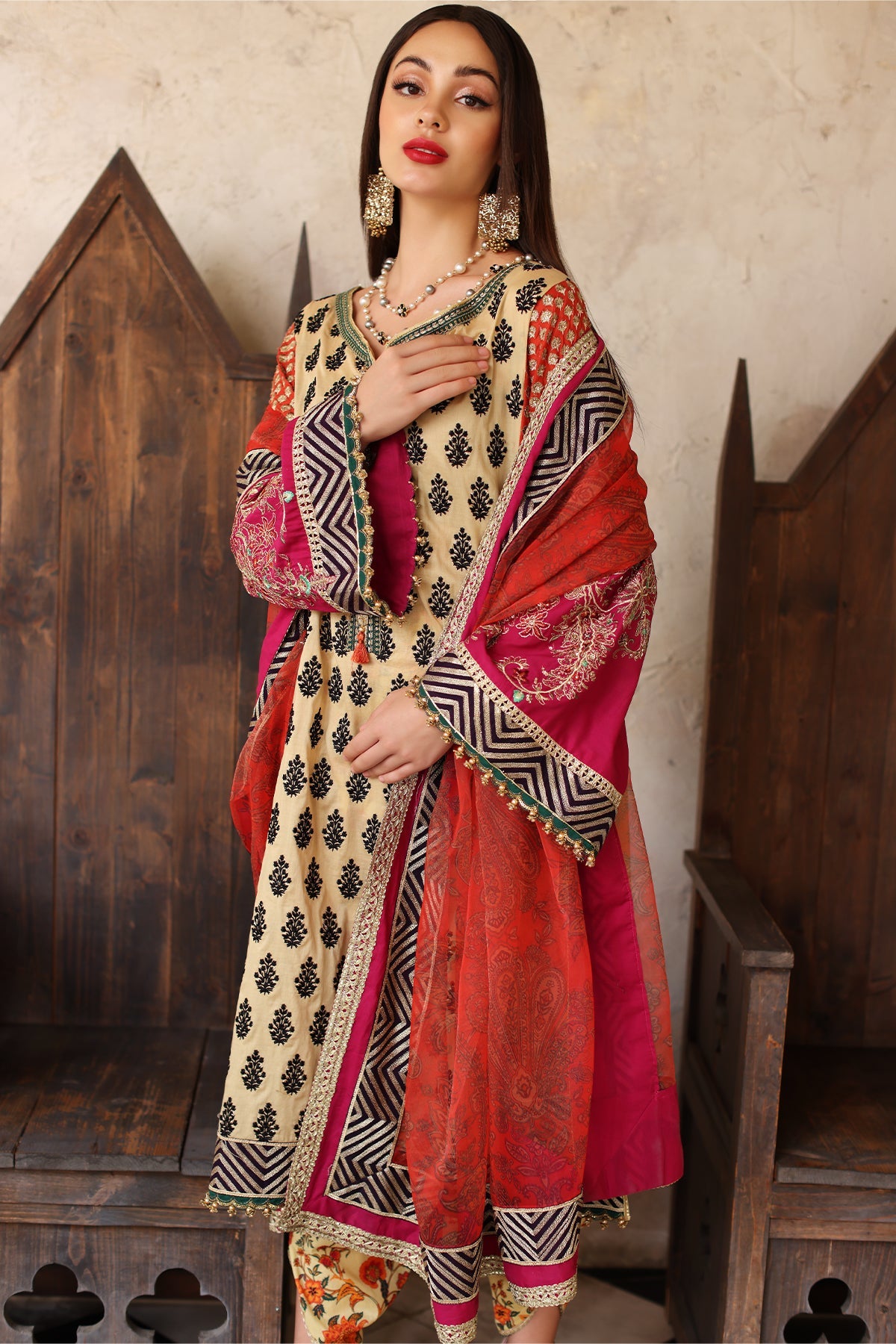 Mina Kashif | Festive Lawn | Amani by Mina Kashif - Designer Dress - Type: Ladies Clothes - Available at Libayah - 100% Original