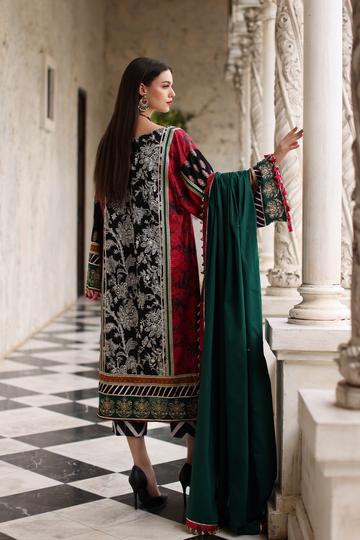 Mina Kashif | Festive Lawn | Karine by Mina Kashif - Designer Dress - Type: Ladies Clothes - Available at Libayah - 100% Original