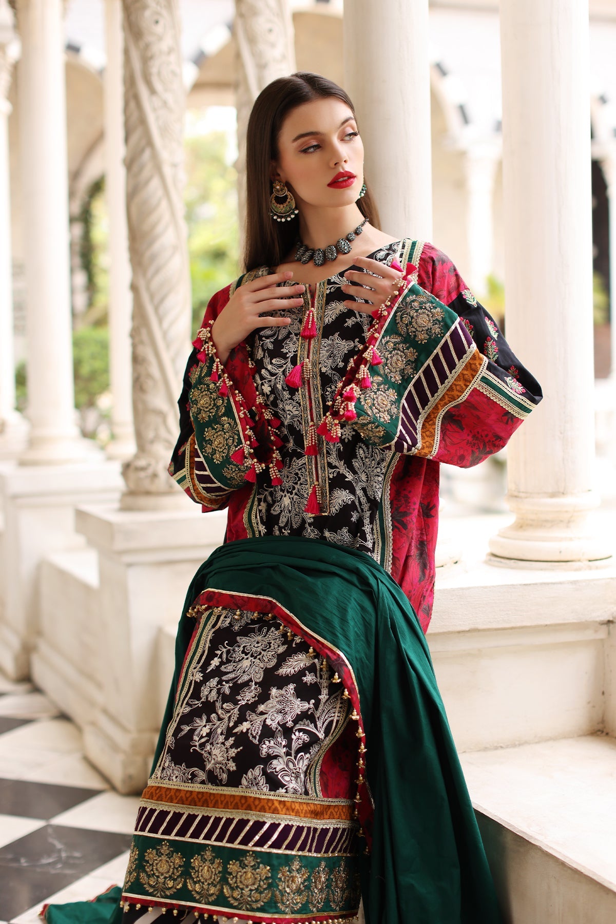 Mina Kashif | Festive Lawn | Karine by Mina Kashif - Designer Dress - Type: Ladies Clothes - Available at Libayah - 100% Original
