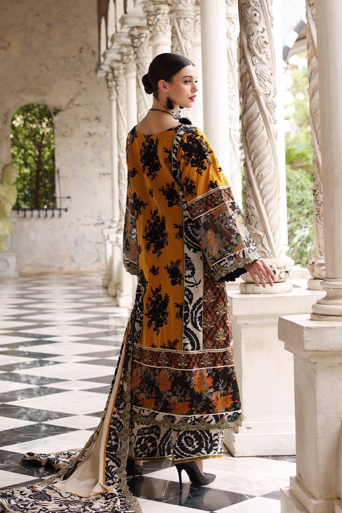 Mina Kashif | Festive Lawn | Leyla by Mina Kashif - Designer Dress - Type: Ladies Clothes - Available at Libayah - 100% Original