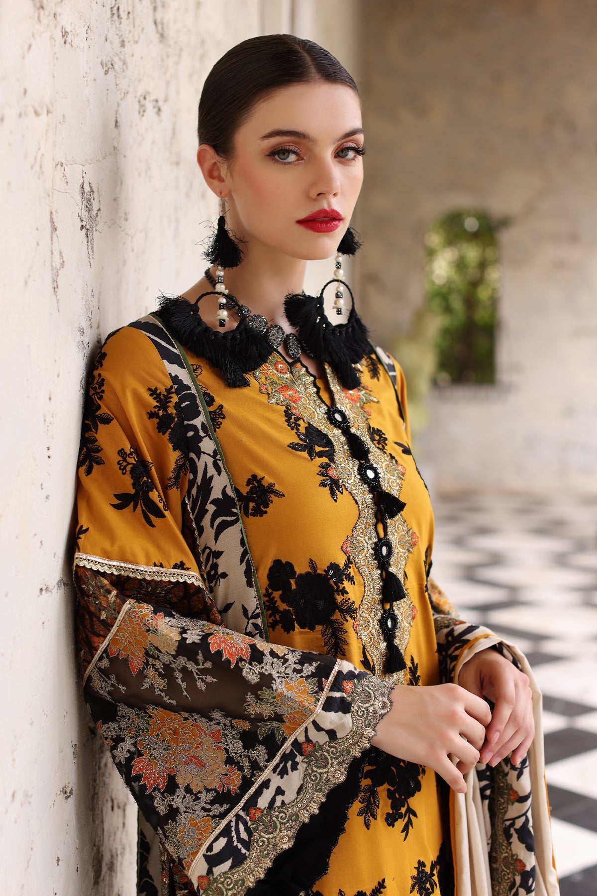 Mina Kashif | Festive Lawn | Leyla by Mina Kashif - Designer Dress - Type: Ladies Clothes - Available at Libayah - 100% Original