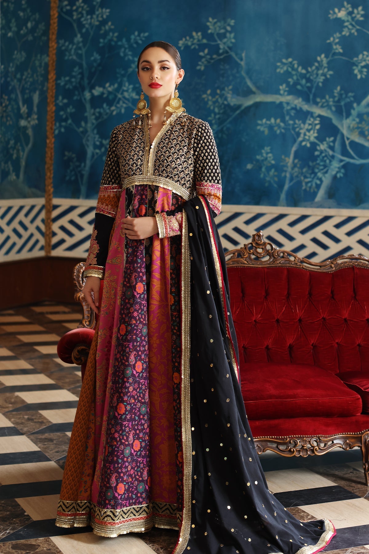 Mina Kashif | Festive Lawn | Misty by Mina Kashif - Designer Dress - Type: Ladies Clothes - Available at Libayah - 100% Original