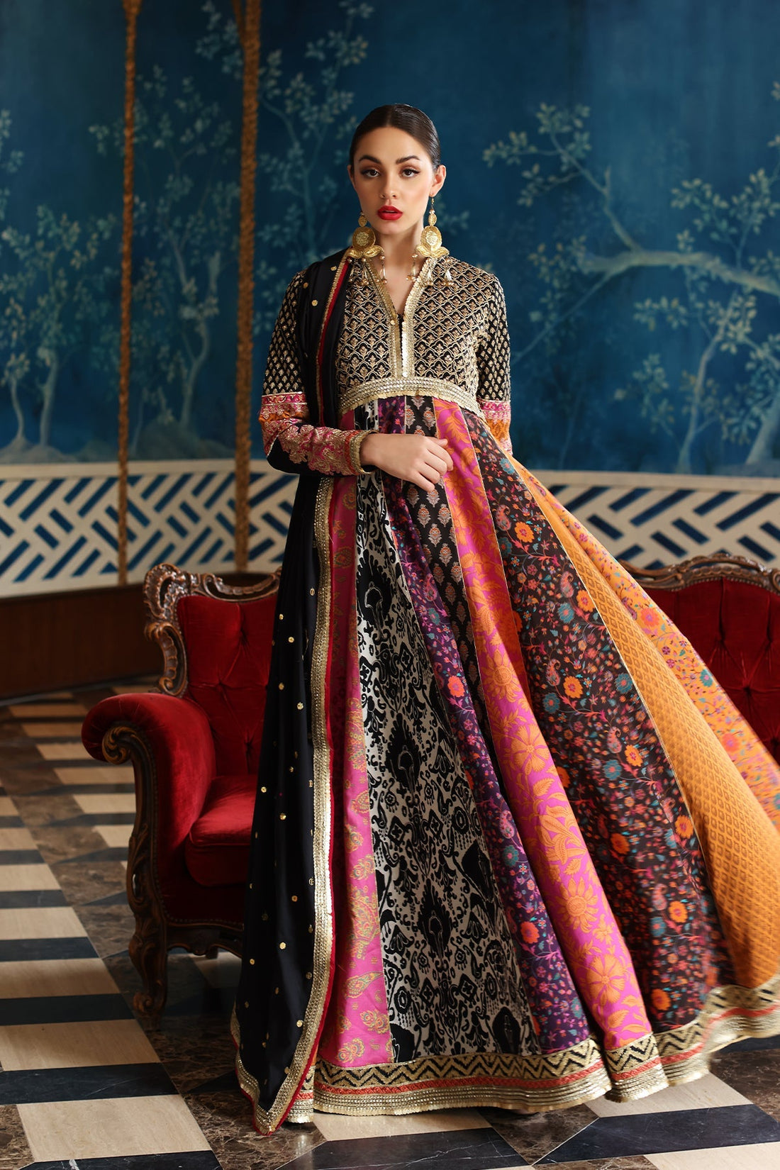 Mina Kashif | Festive Lawn | Misty by Mina Kashif - Designer Dress - Type: Ladies Clothes - Available at Libayah - 100% Original