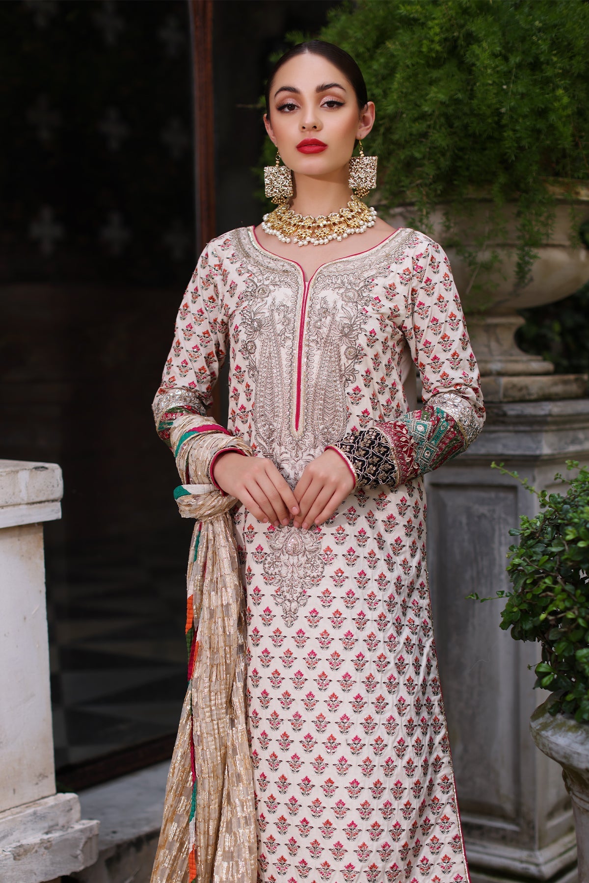 Mina Kashif | Festive Lawn | Parsa by Mina Kashif - Designer Dress - Type: Ladies Clothes - Available at Libayah - 100% Original