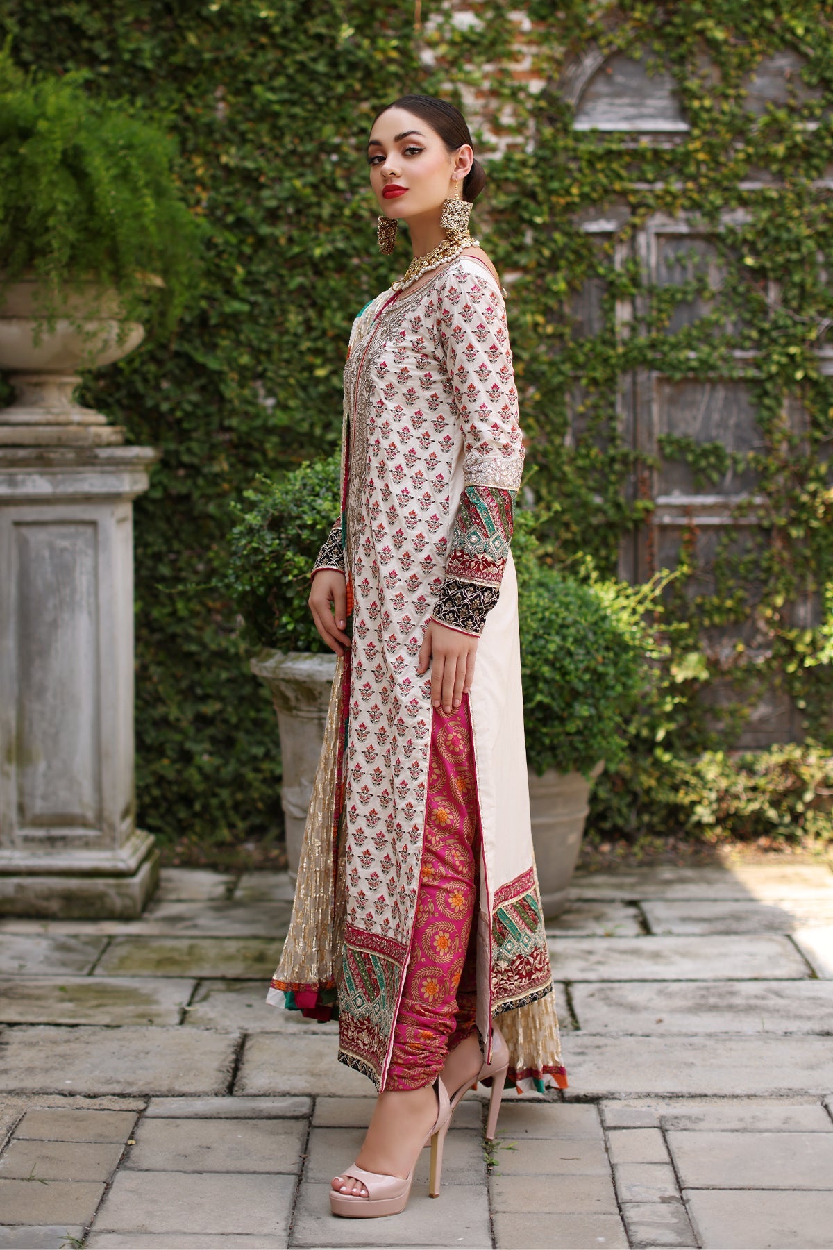 Mina Kashif | Festive Lawn | Parsa by Mina Kashif - Designer Dress - Type: Ladies Clothes - Available at Libayah - 100% Original