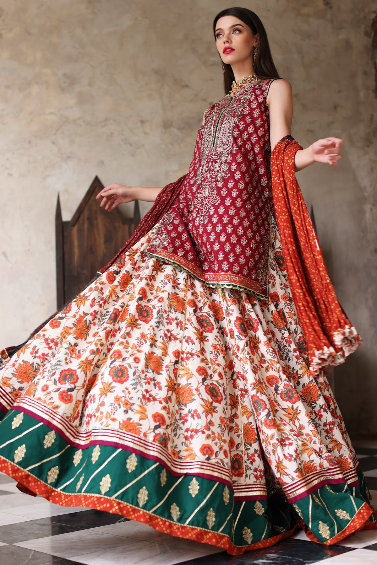 Mina Kashif | Festive Lawn | Janan by Mina Kashif - Designer Dress - Type: Ladies Clothes - Available at Libayah - 100% Original