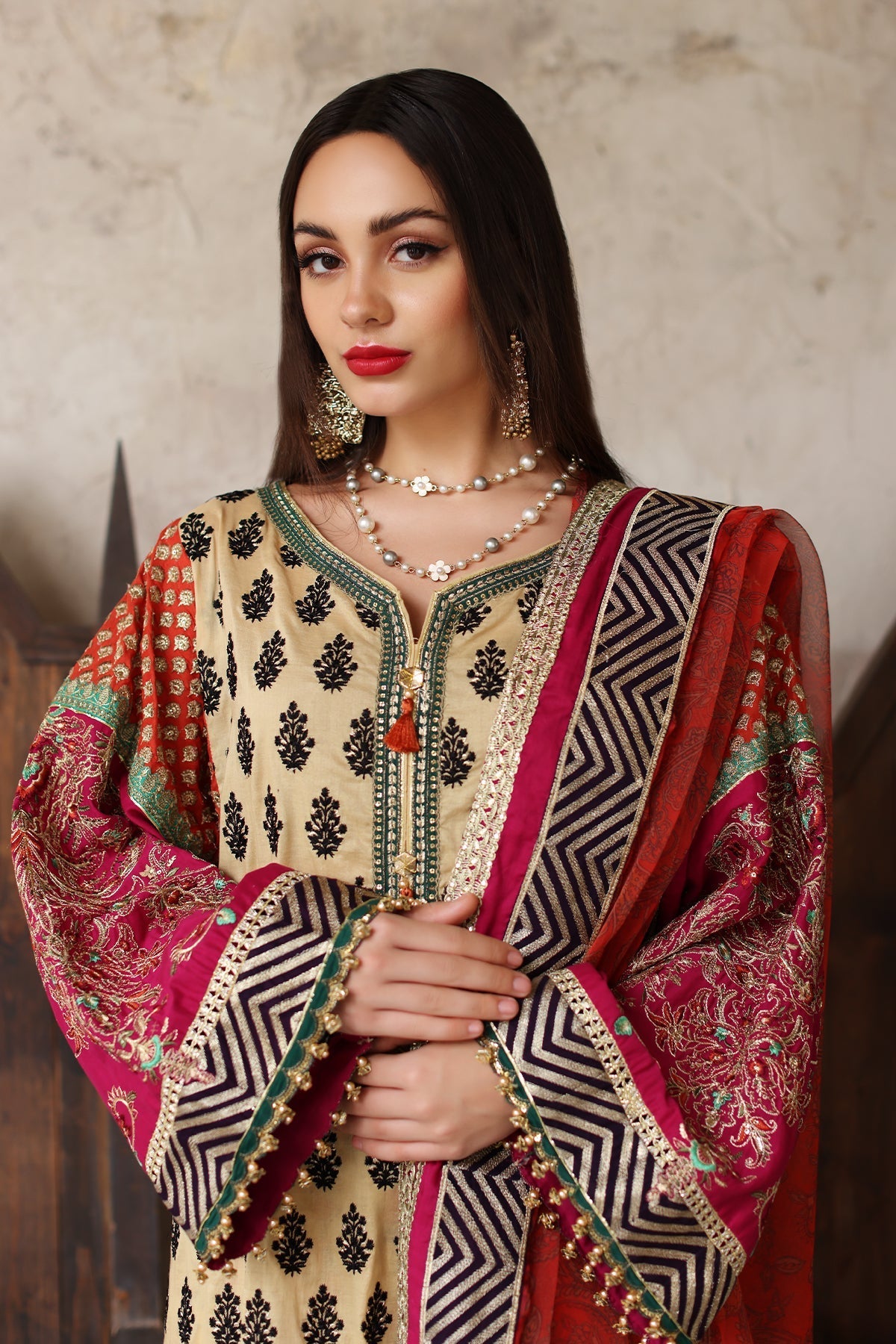 Mina Kashif | Festive Lawn | Amani by Mina Kashif - Designer Dress - Type: Ladies Clothes - Available at Libayah - 100% Original