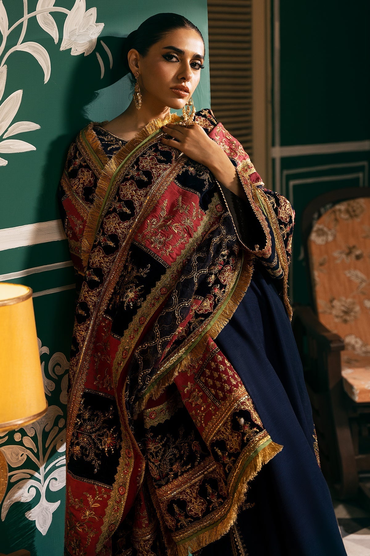Mina Kashif | Meeral Formals 24 | Refa by Mina Kashif - Designer Dress - Type: Ladies Clothes - Available at Libayah - 100% Original