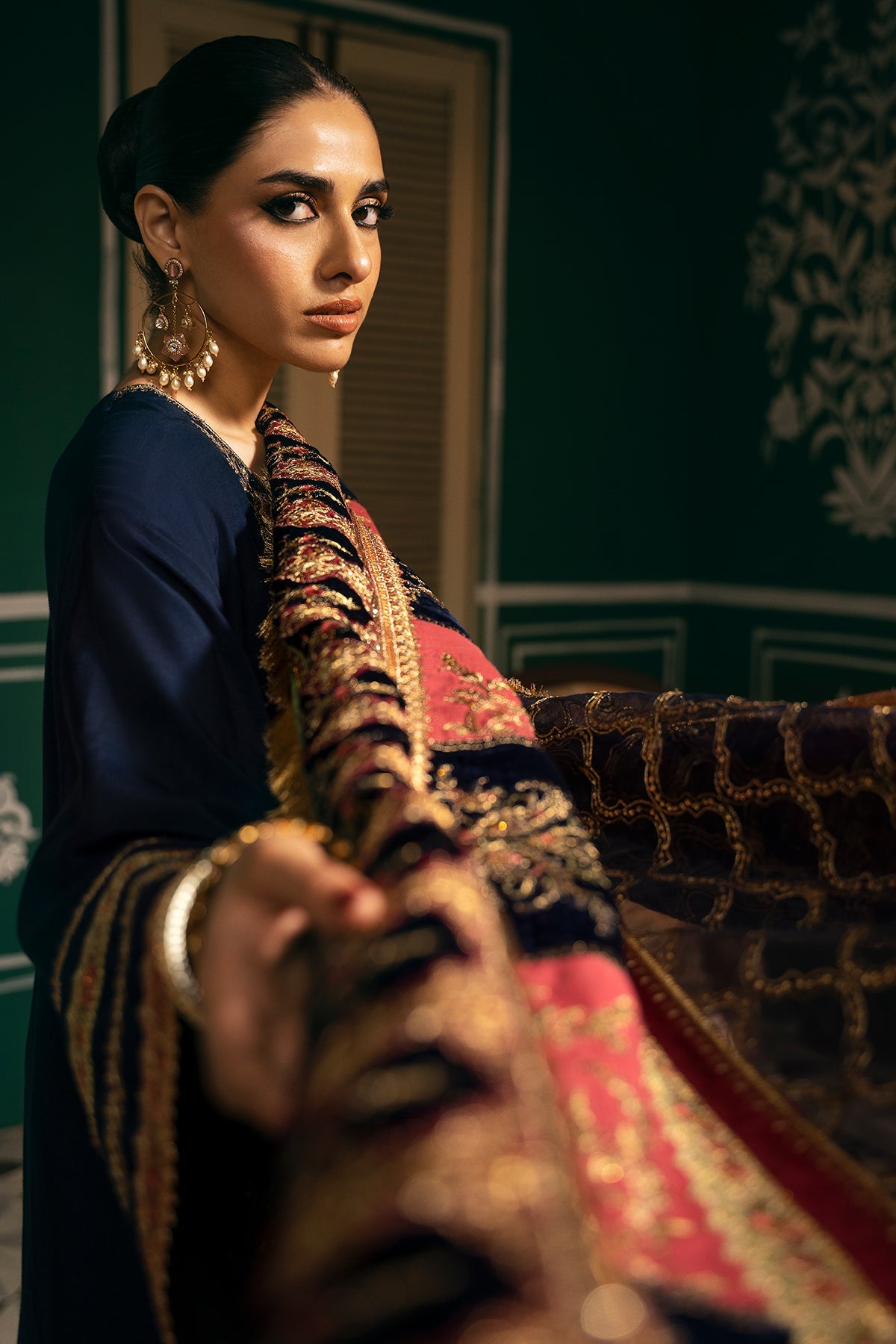 Mina Kashif | Meeral Formals 24 | Refa by Mina Kashif - Designer Dress - Type: Ladies Clothes - Available at Libayah - 100% Original