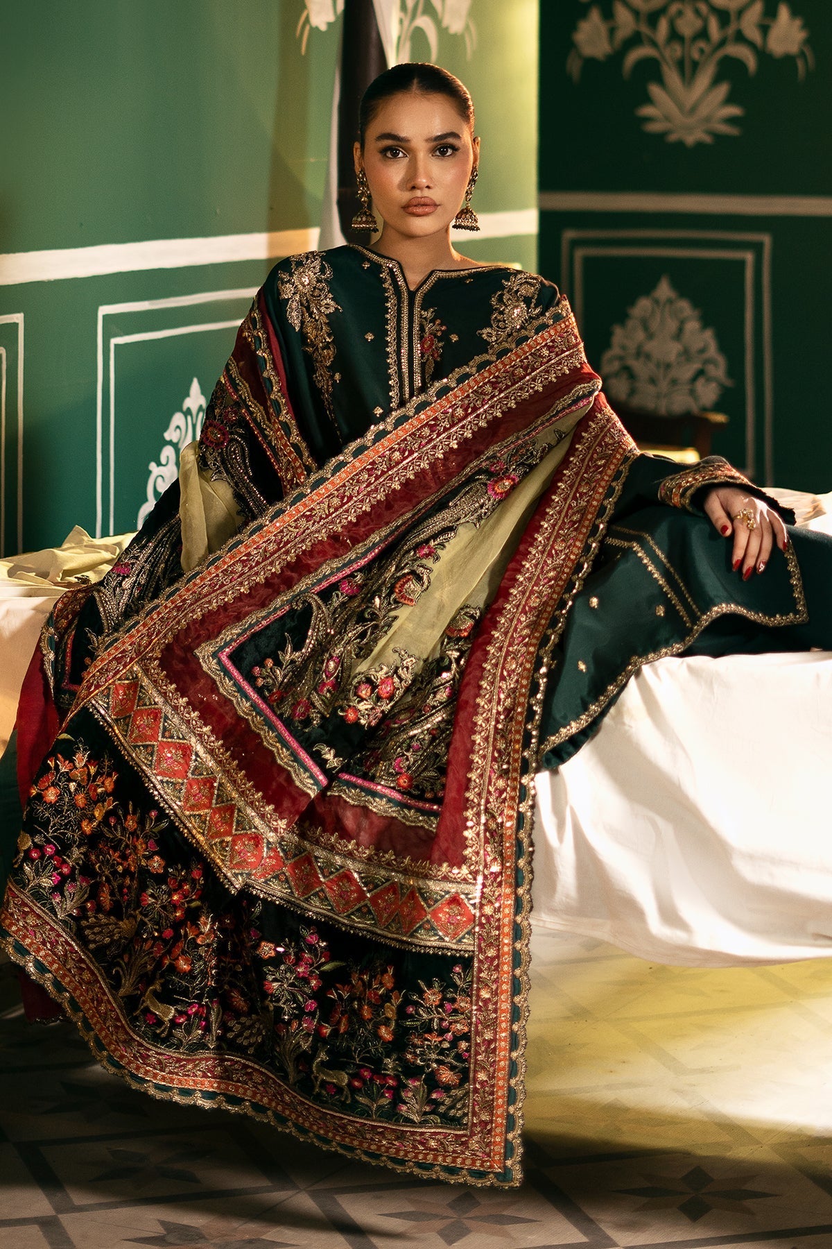 Mina Kashif | Meeral Formals 24 | Nazeen by Mina Kashif - Designer Dress - Type: Ladies Clothes - Available at Libayah - 100% Original