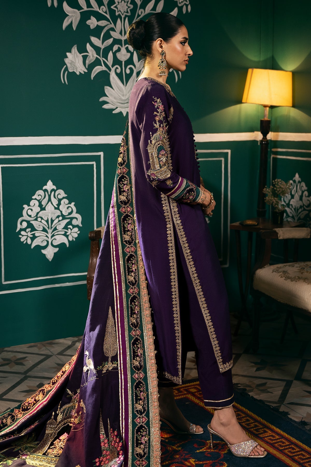 Mina Kashif | Meeral Formals 24 | Tabeer by Mina Kashif - Designer Dress - Type: Ladies Clothes - Available at Libayah - 100% Original