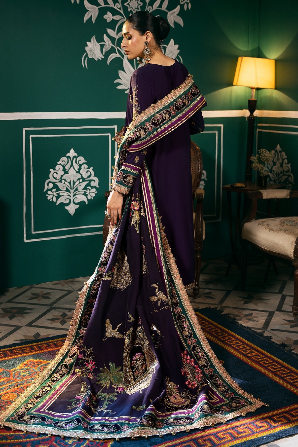 Mina Kashif | Meeral Formals 24 | Tabeer by Mina Kashif - Designer Dress - Type: Ladies Clothes - Available at Libayah - 100% Original