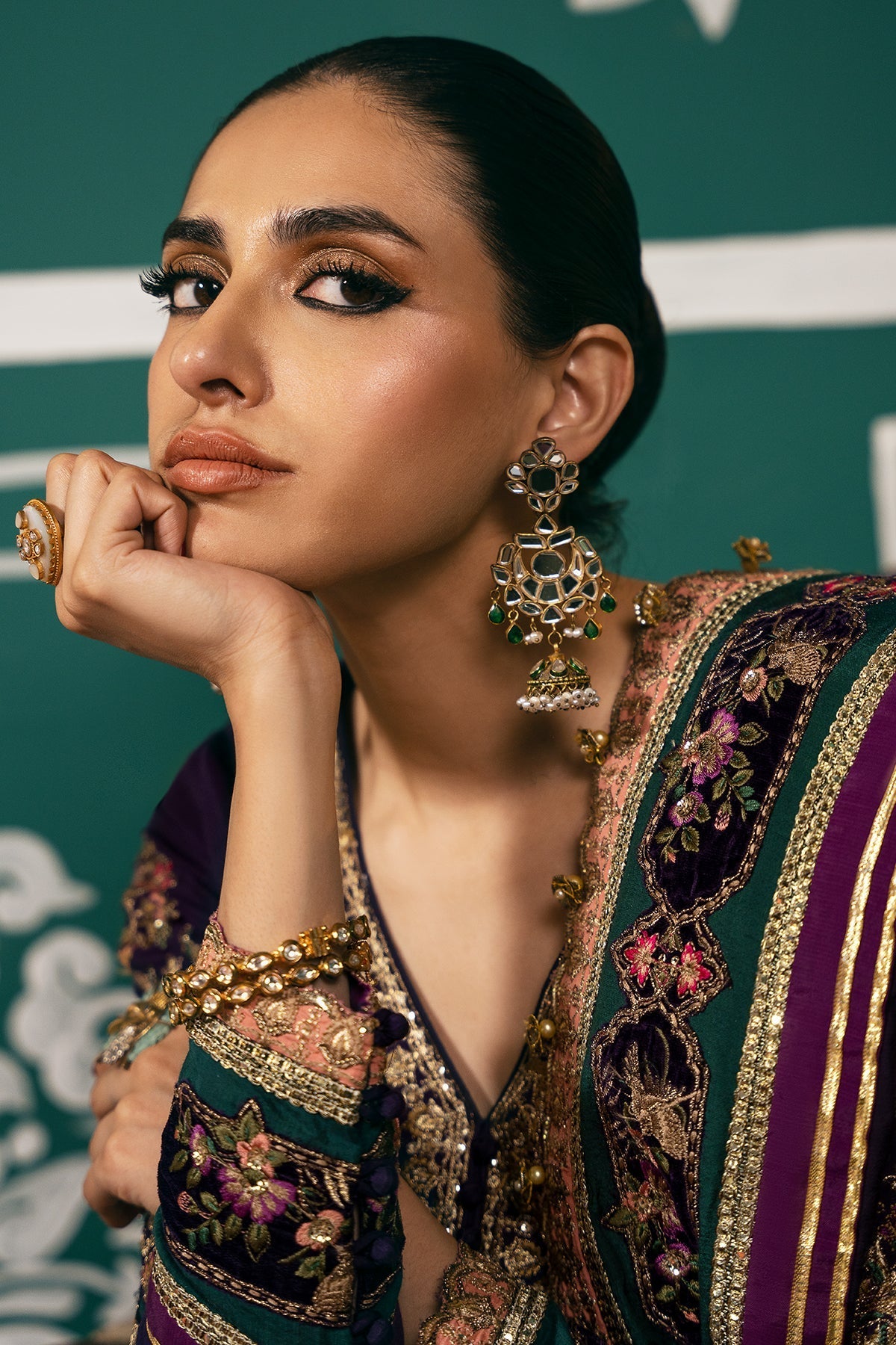 Mina Kashif | Meeral Formals 24 | Tabeer by Mina Kashif - Designer Dress - Type: Ladies Clothes - Available at Libayah - 100% Original