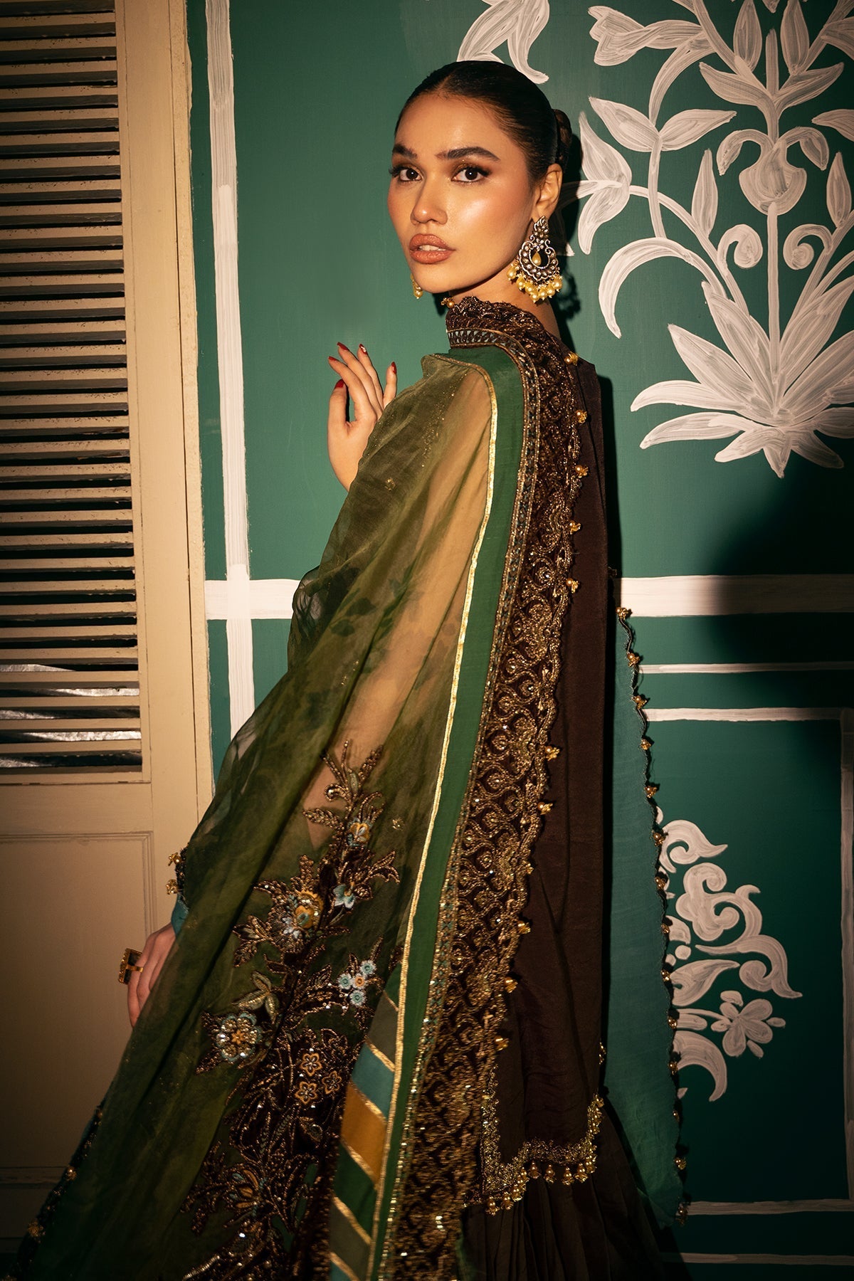Mina Kashif | Meeral Formals 24 | Eshana by Mina Kashif - Designer Dress - Type: Ladies Clothes - Available at Libayah - 100% Original